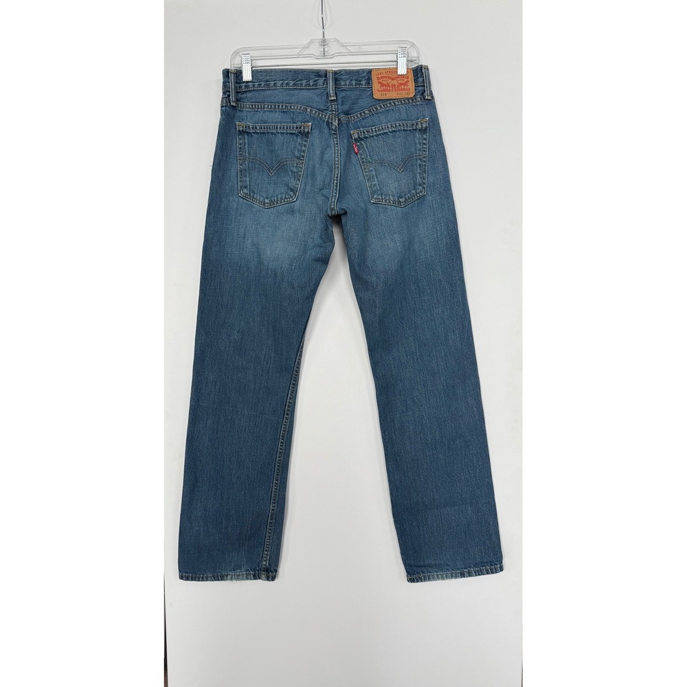 Levi's 514 Straight Fit Jeans Mens 32x32 Denim Country Grunge Distressed Rock - Picture 3 of 11